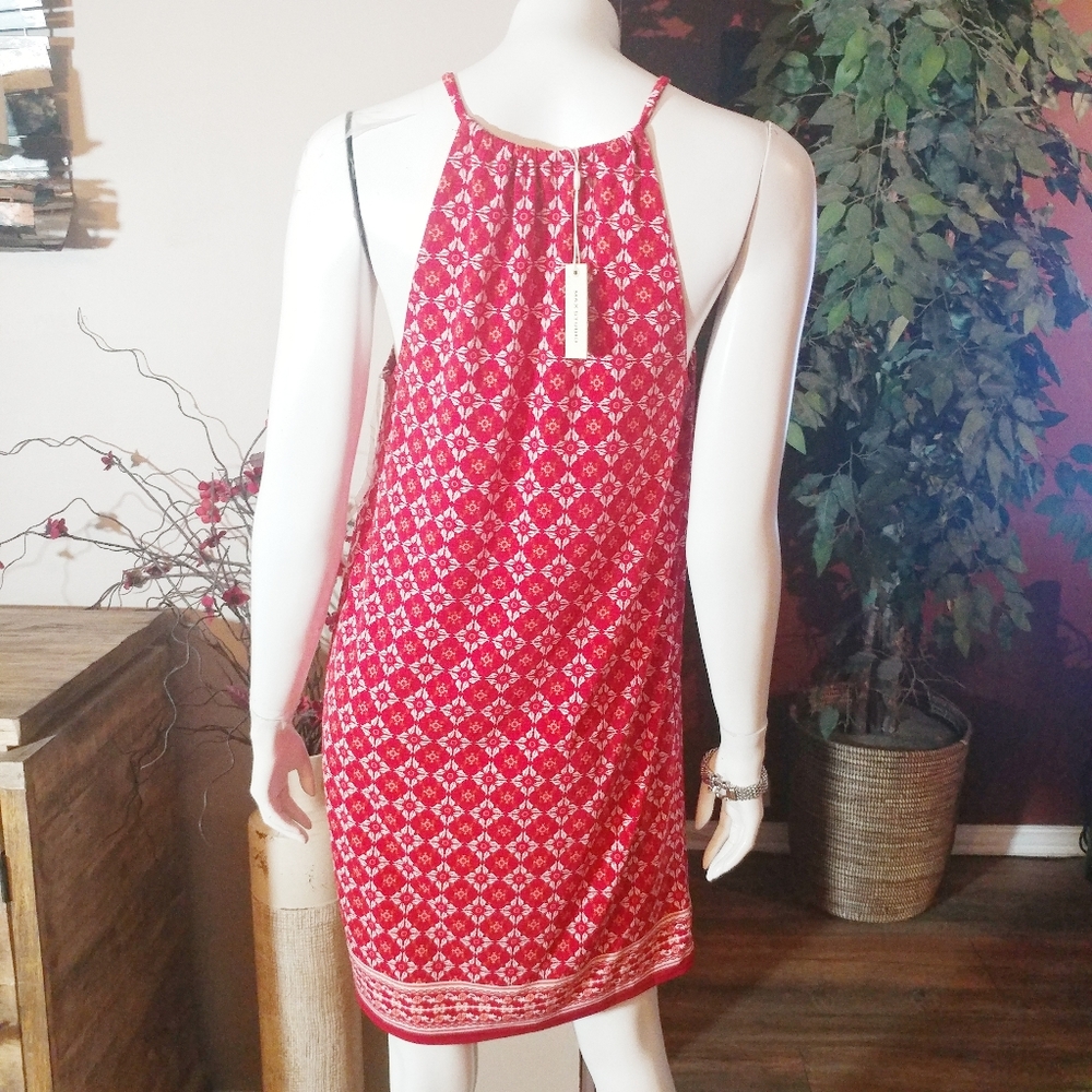 Max Studio Patterned Halter Dress - Picture 5 of 8